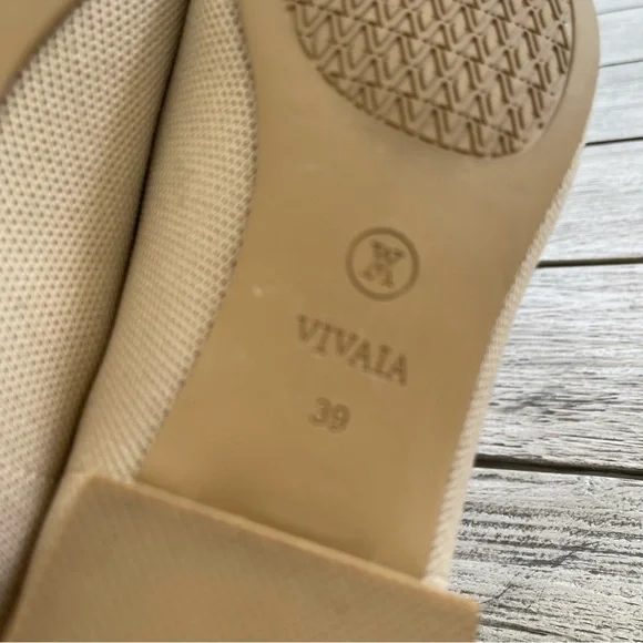 VIVAIA Women's Cream Loafers - Picture 8 of 9